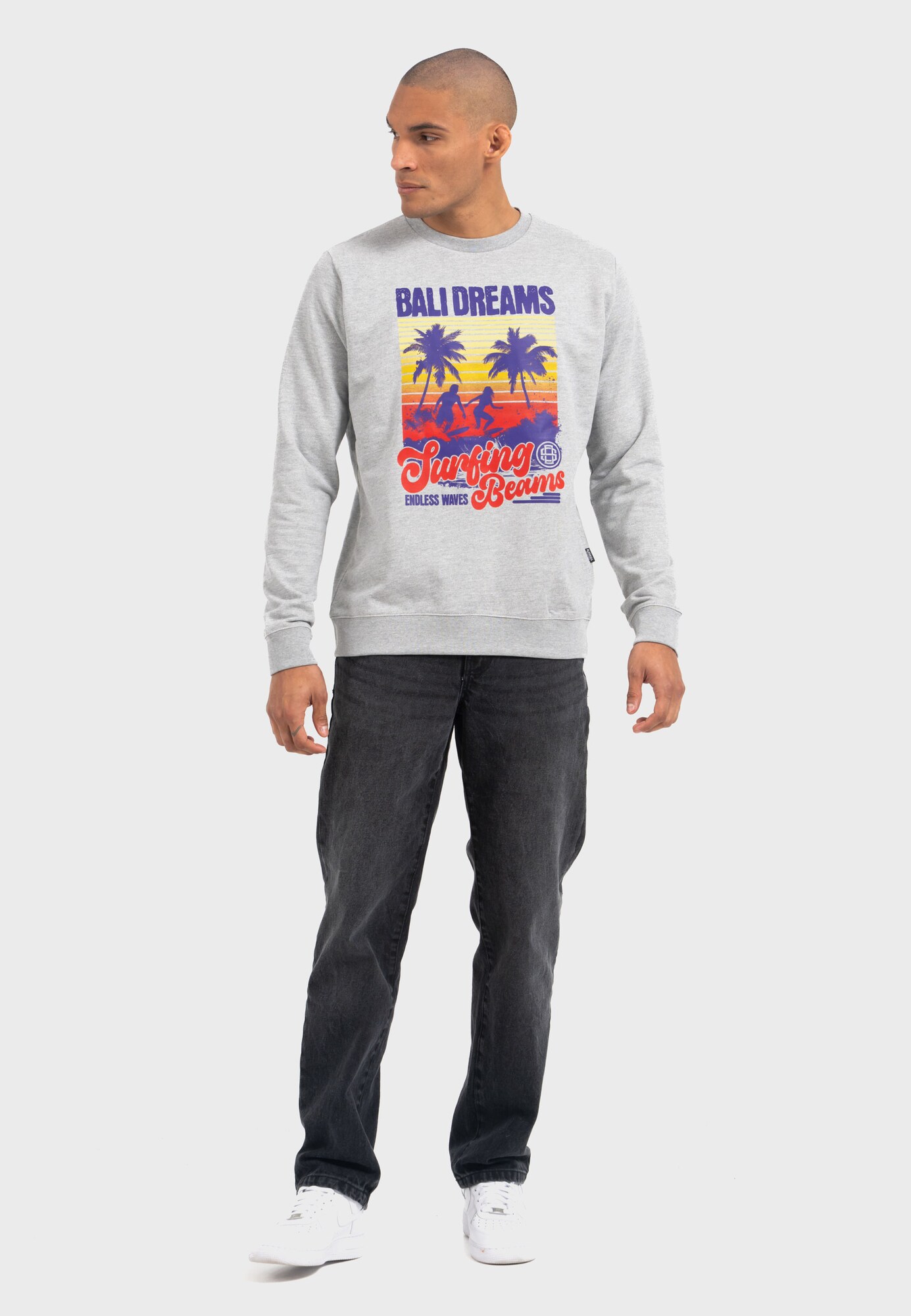 Thumbnail - Sweatshirt 'Wrldvibe Bali Beam Graphic'