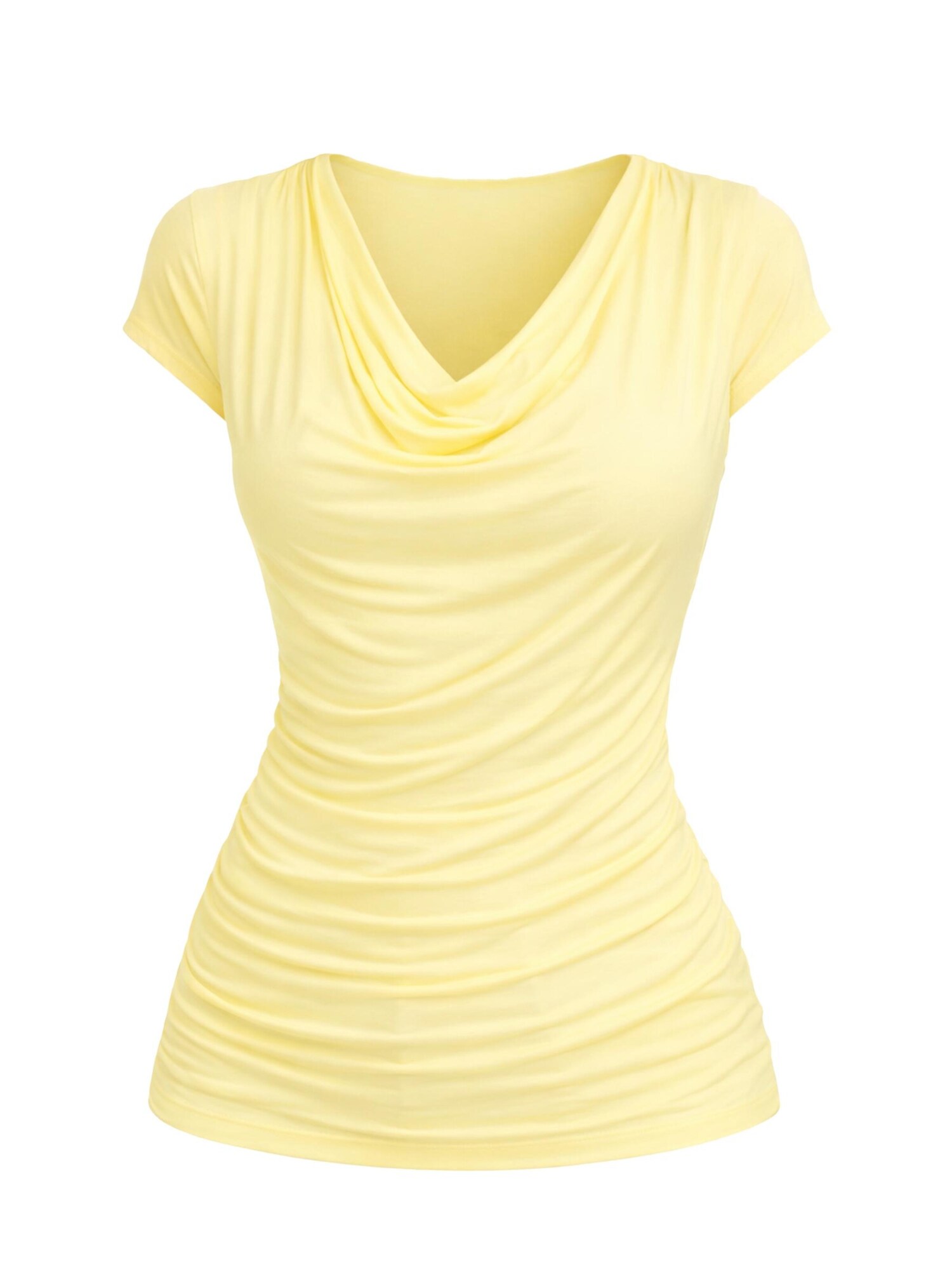 REGINA FASHION Blúzka 'Wave Blouse'  pastelovo žltá