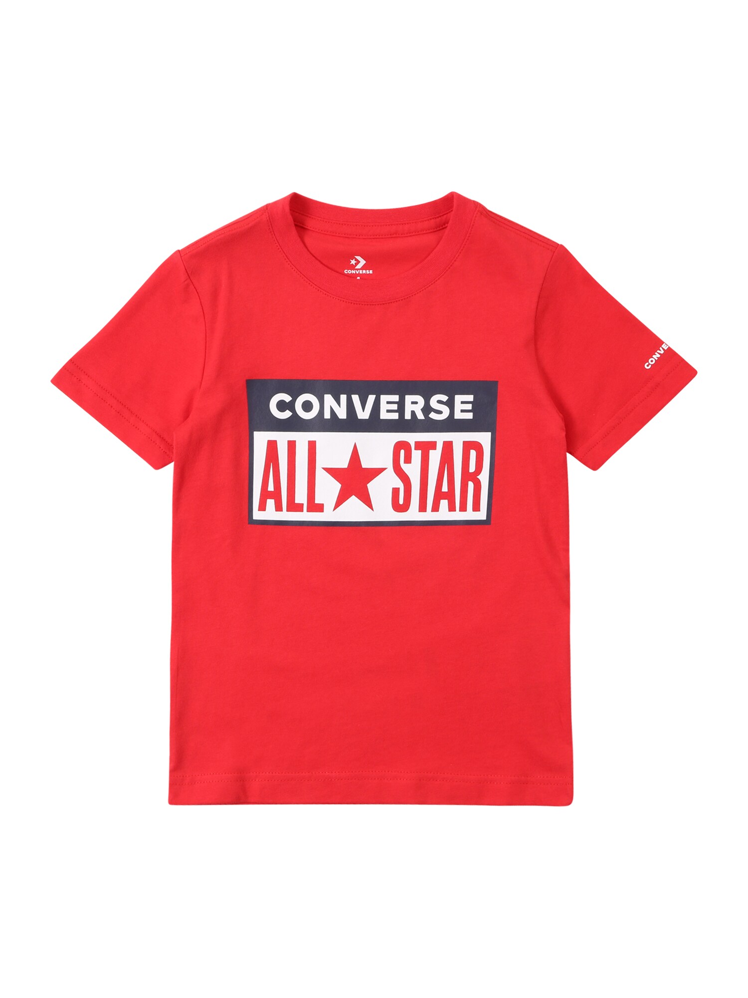 CONVERSE Marškinėliai  raudona / balta / nakties mėlyna