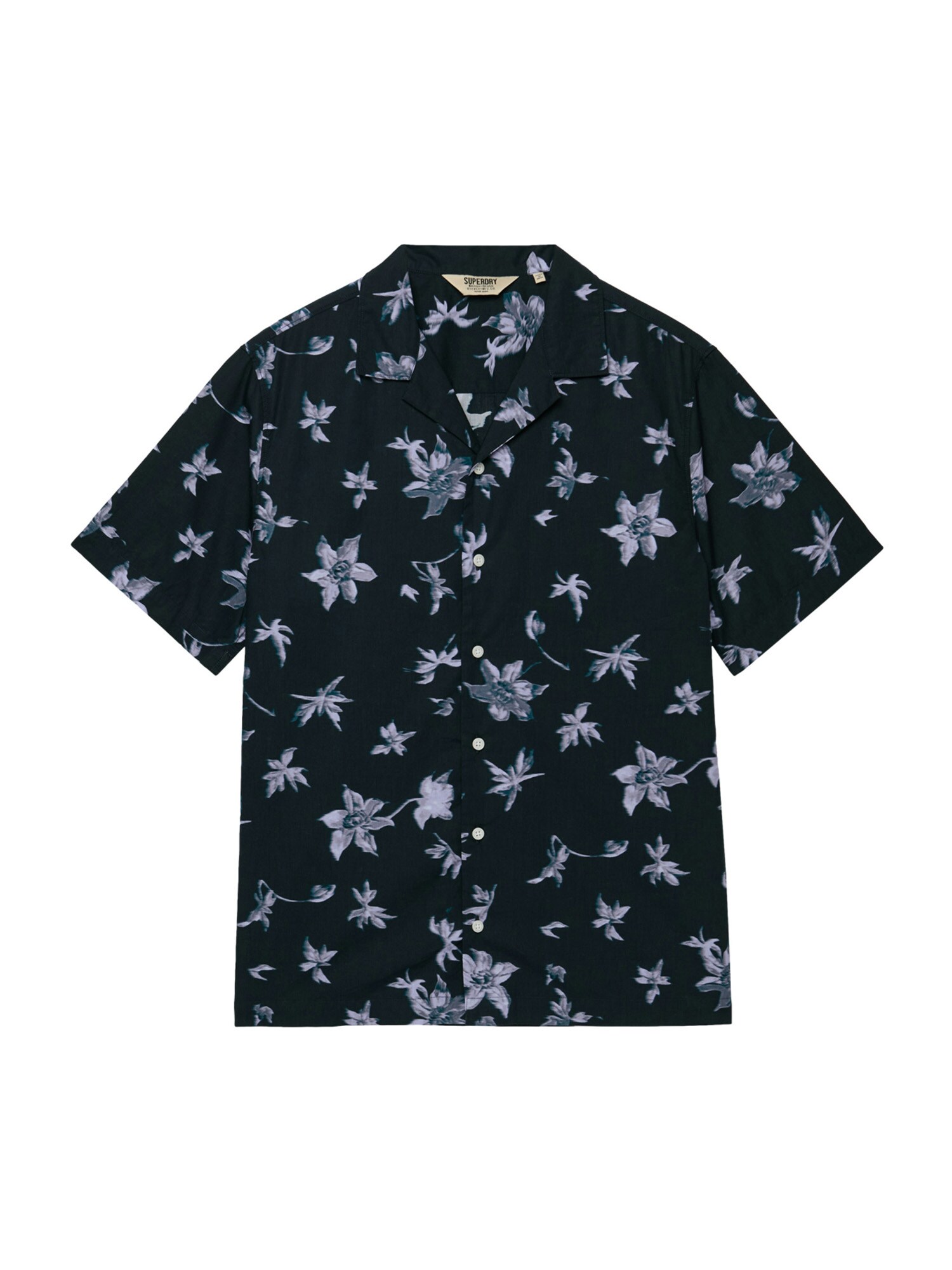 Superdry & Co Cămașă  albastru marin / bleumarin / gri / gri deschis