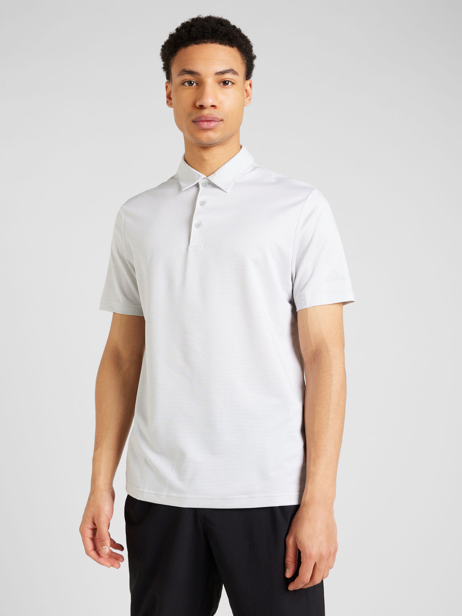 ADIDAS GOLF Funkcionális felső 'OTMAN PENCL'  szürke / fehér termék 2. képe