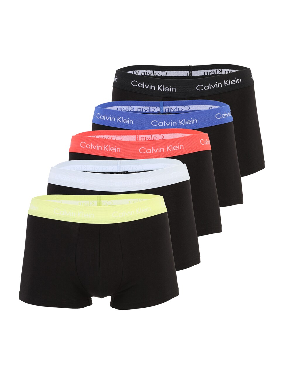 Boxershorts blå / ljusröd / svart