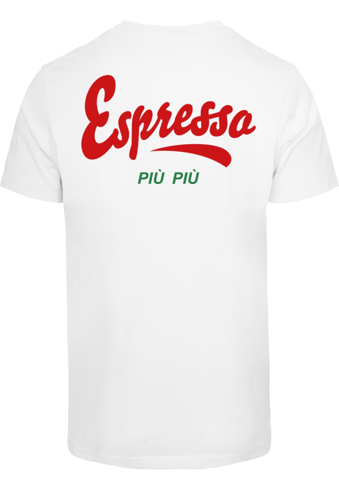 Mister Tee Póló 'Espresso Veloce'  zöld / piros / fehér termék 2. képe