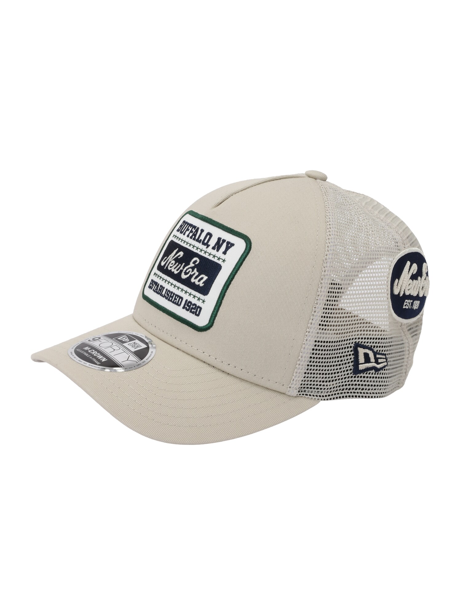 NEW ERA Čiapka '9FORTY'  svetlobéžová / čierna / biela