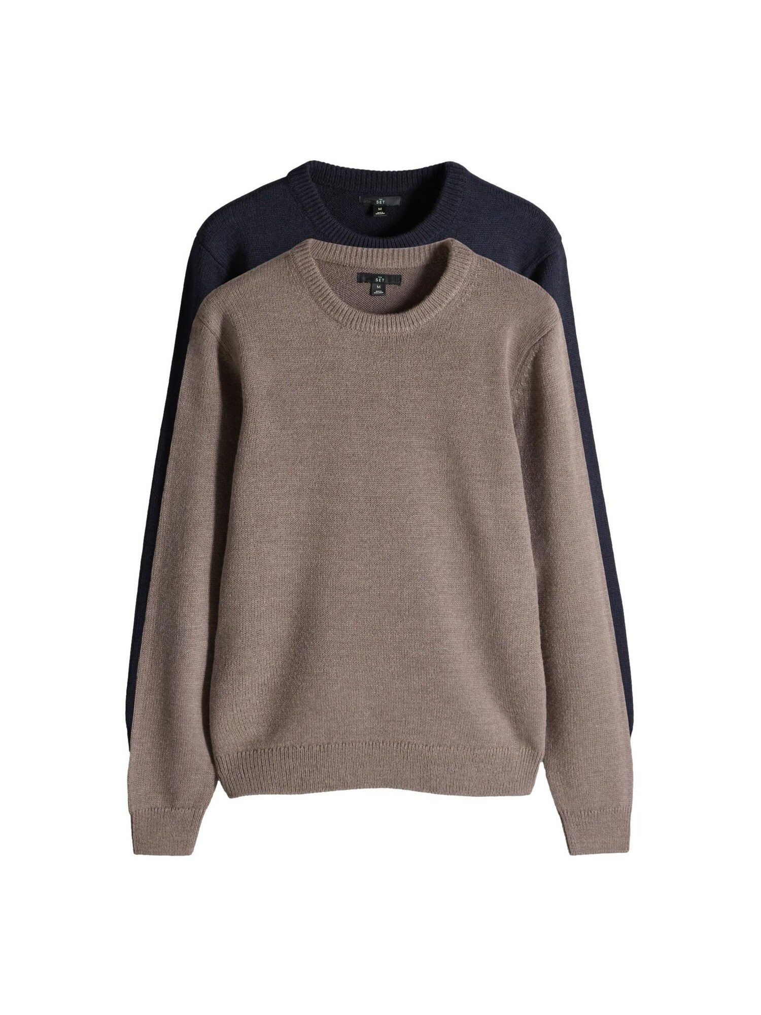 The Set Pulover  bleumarin / maro mokka