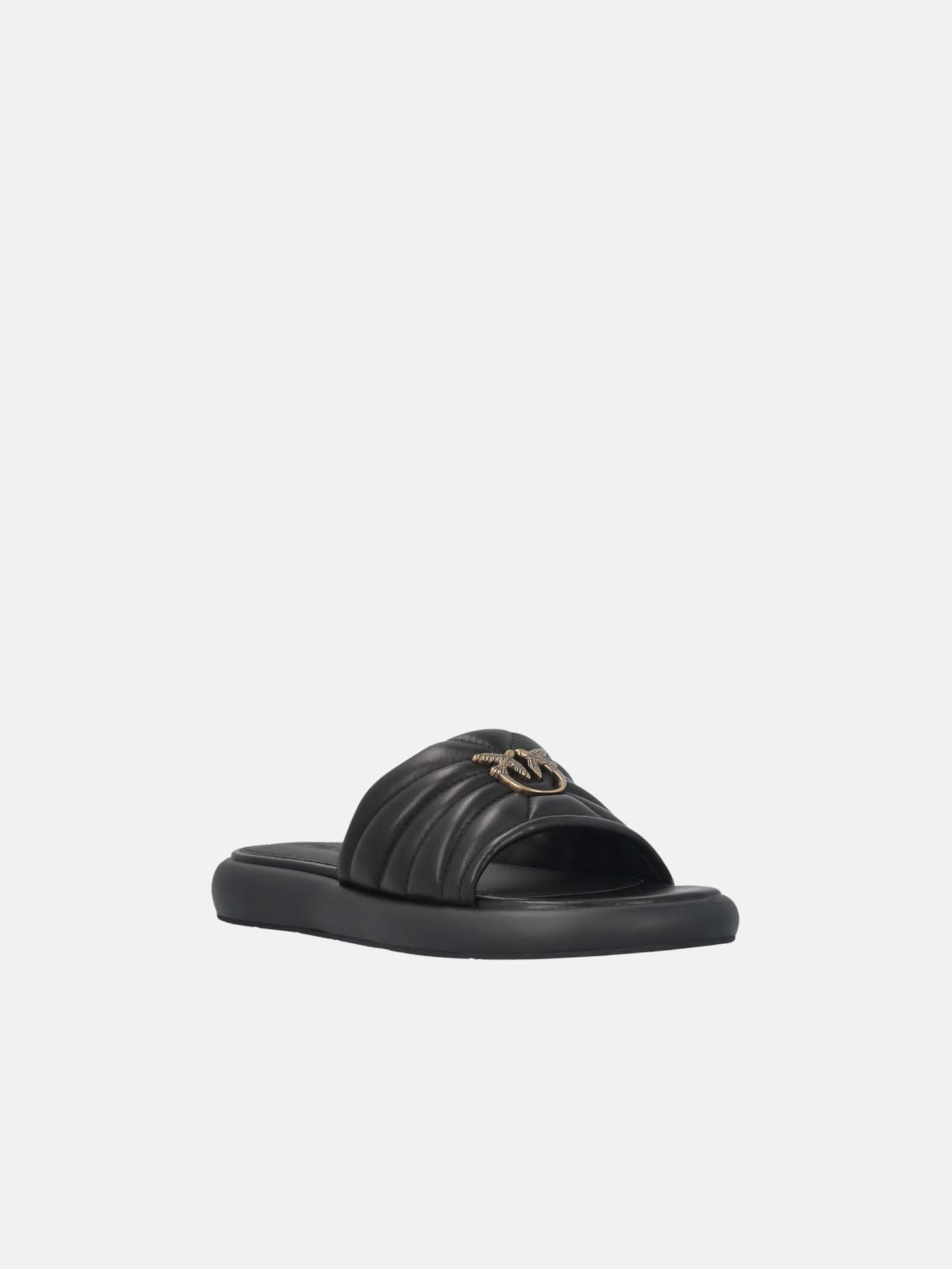 PINKO Zapatillas de casa 'PINKO FIONA 03 SLIPPER NAPPA Scarpe' negro