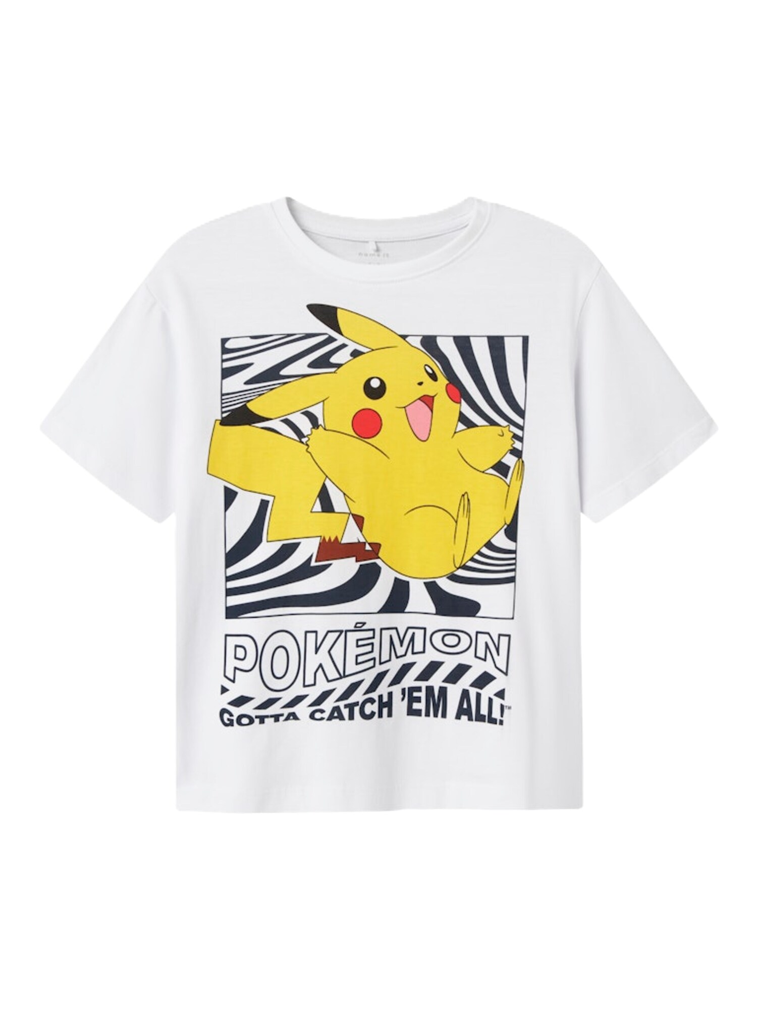 NAME IT Majica 'NKMJamish Pokemon'  žuta / crvena / crna / bijela