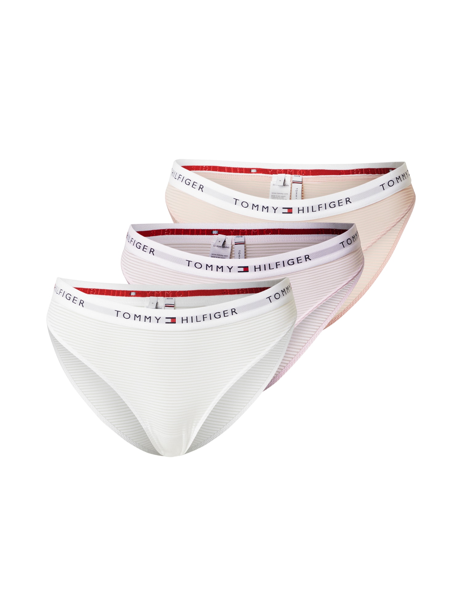 Tommy Hilfiger Underwear Bikini nadrágok narancs / pasztell-rózsaszín / fehér akciós termékkép 1