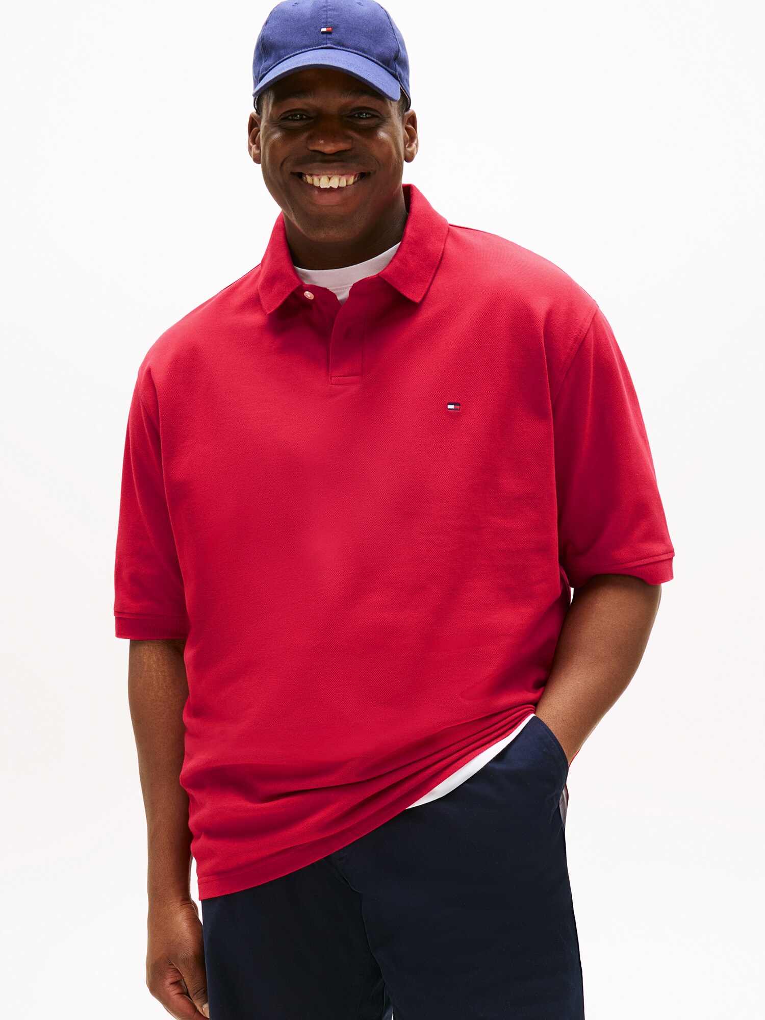 Tommy Hilfiger Big & Tall Póló  gránátalma termék 2. képe