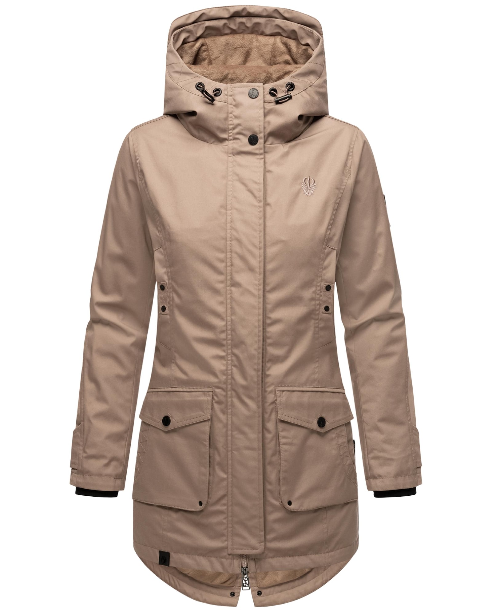 NAVAHOO Parka de primăvară-toamnă Brinjaa  gri taupe