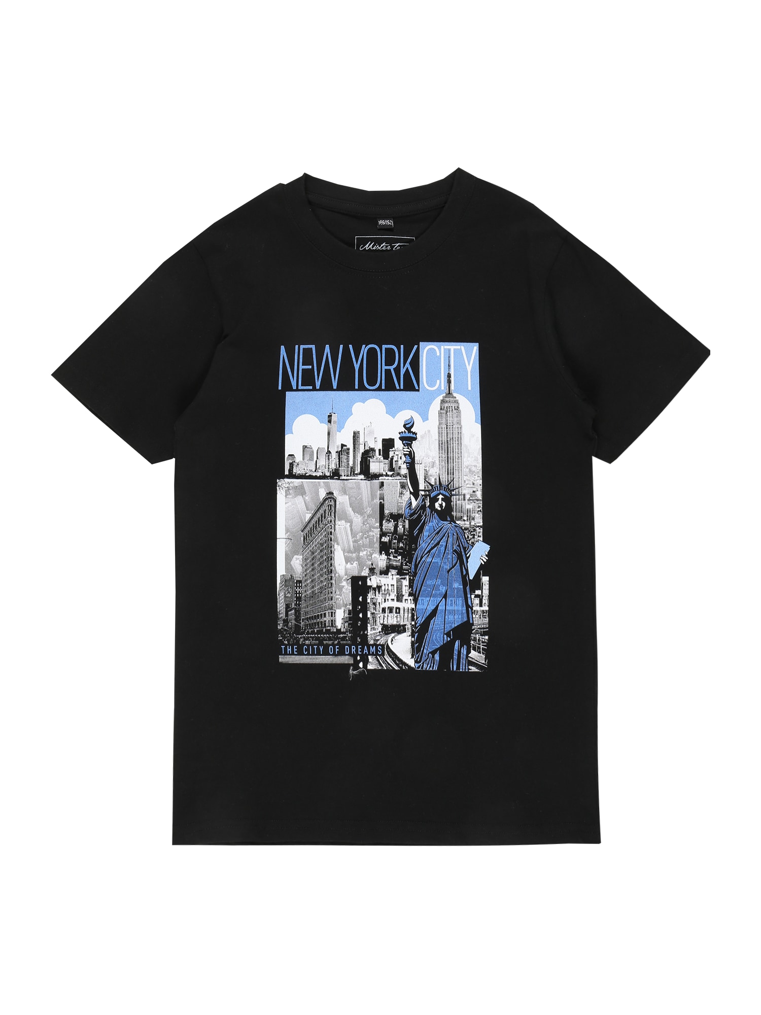 Mister Tee Kids Marškinėliai 'New York City' šviesiai mėlyna / pilka / juoda / balta