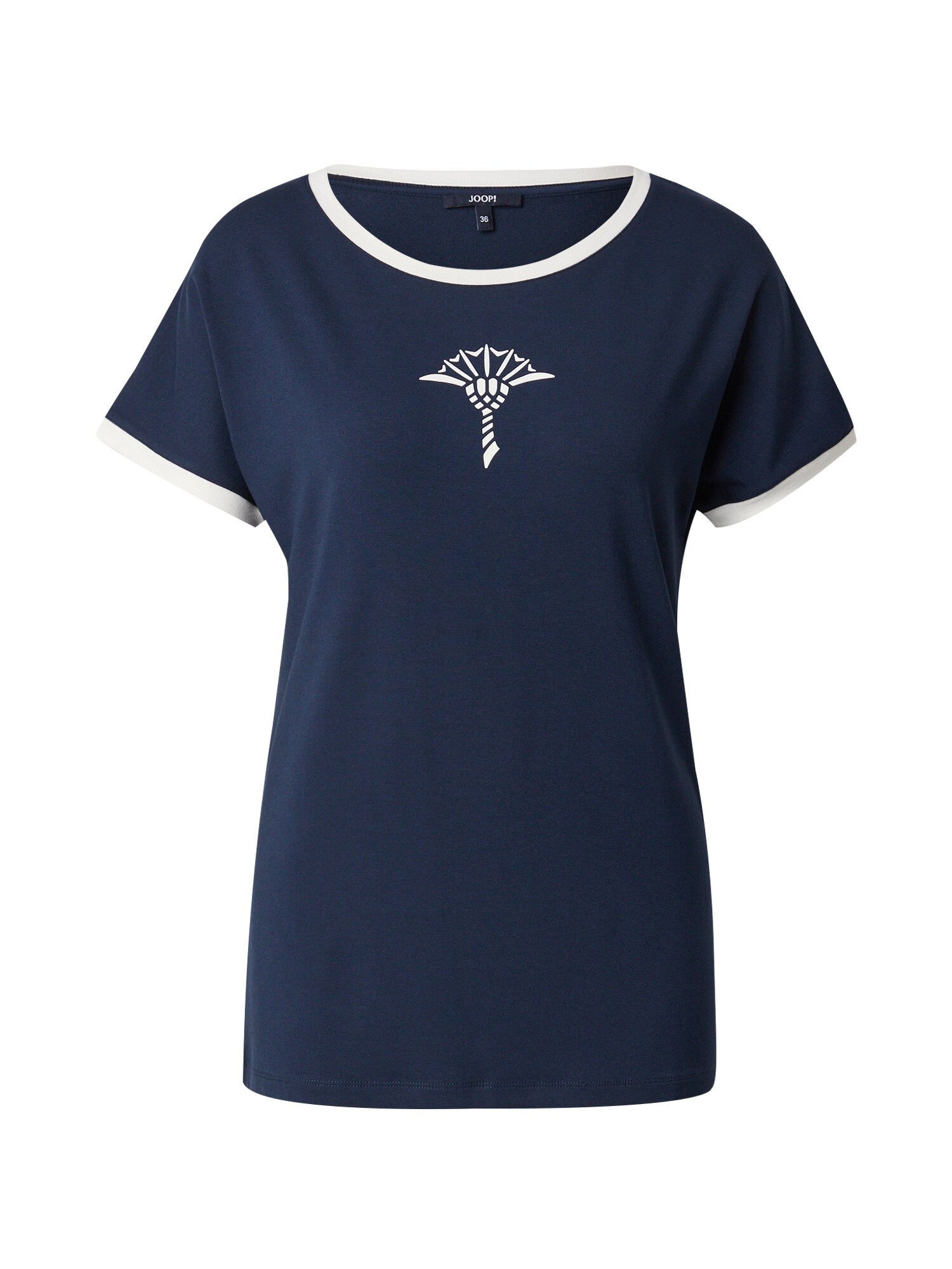 JOOP! Tricou  albastru închis / alb