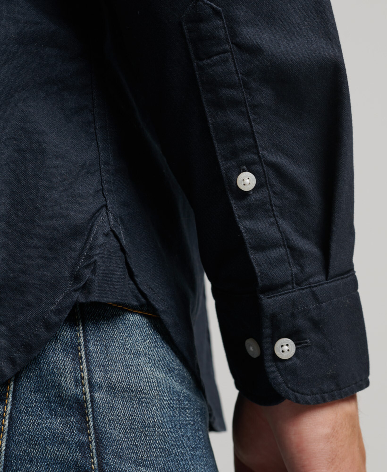 Superdry & Co Košeľa námornícka modrá (obrázok 5)