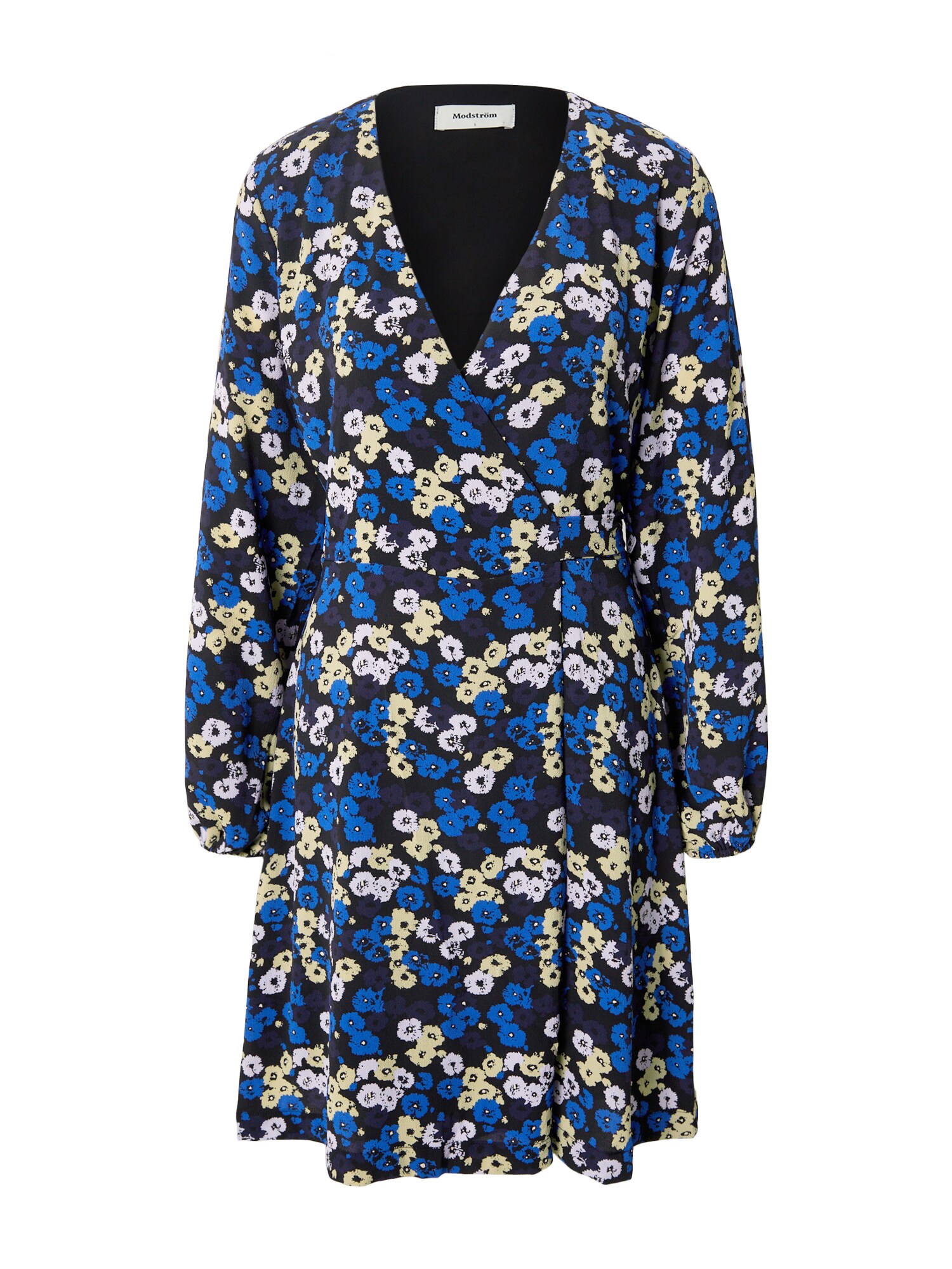 modström Rochie 'Nabil'  albastru / galben pastel / gri închis / negru / alb murdar