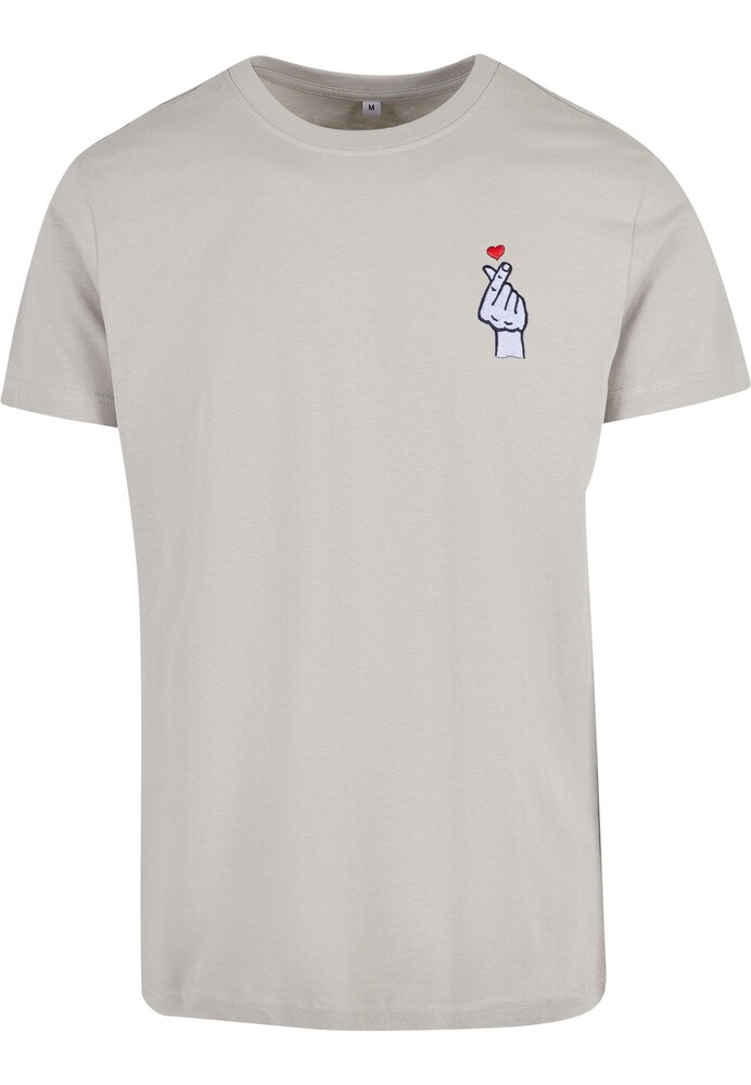 Mister Tee T-Shirt 'Love Sign' Herren Größe XXL hellblau / grau / rot / schwarz