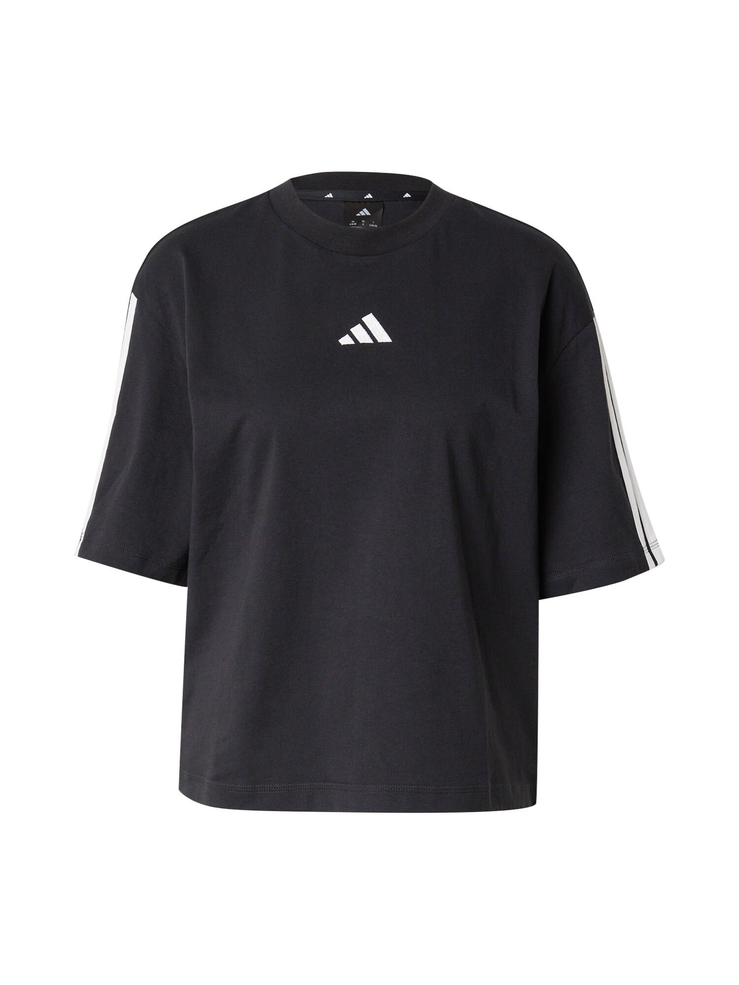 ADIDAS SPORTSWEAR Tricou funcțional  negru / alb