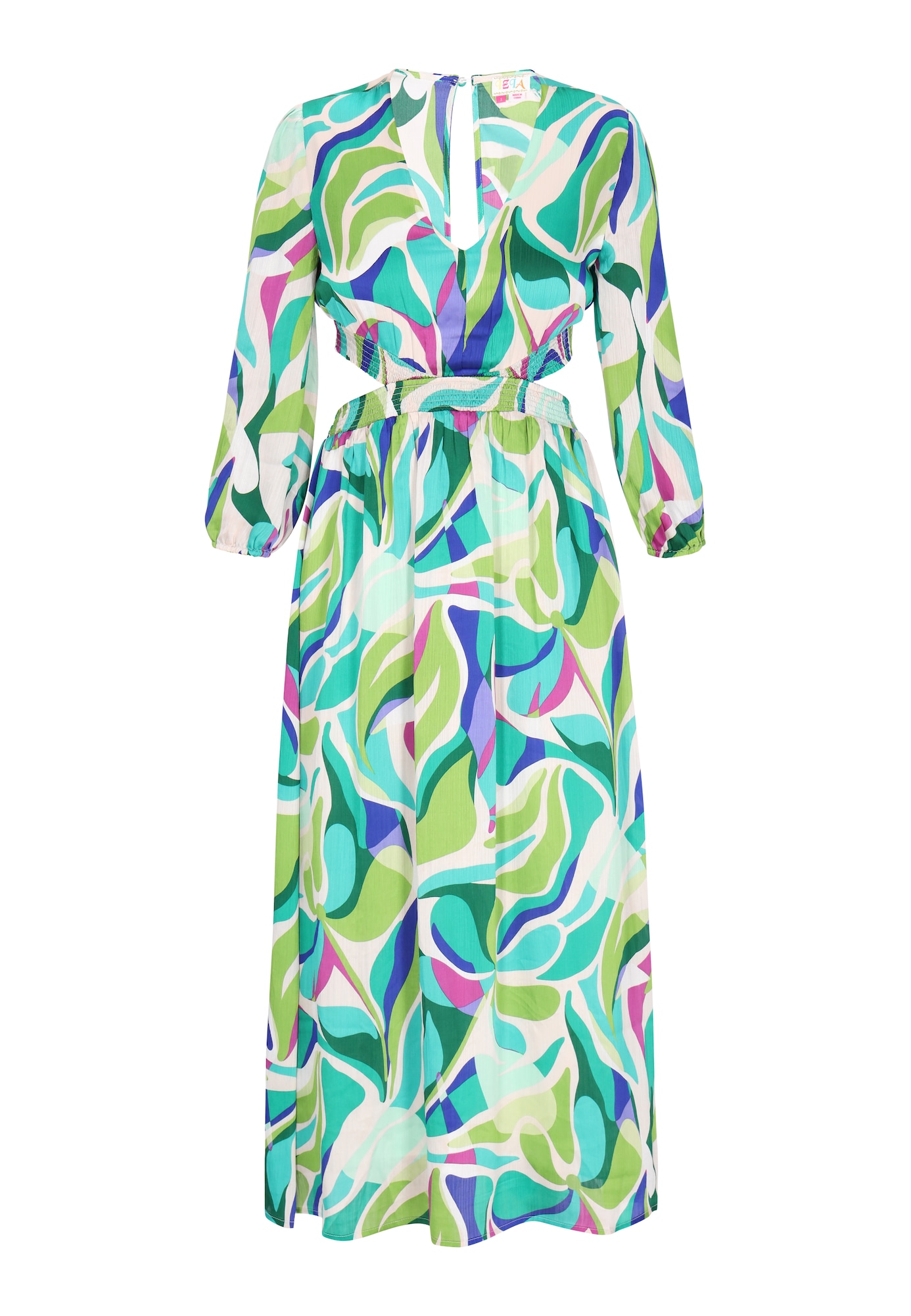 IZIA Vestido 'Fashion Look'  aqua / manzana / orquidea / blanco
