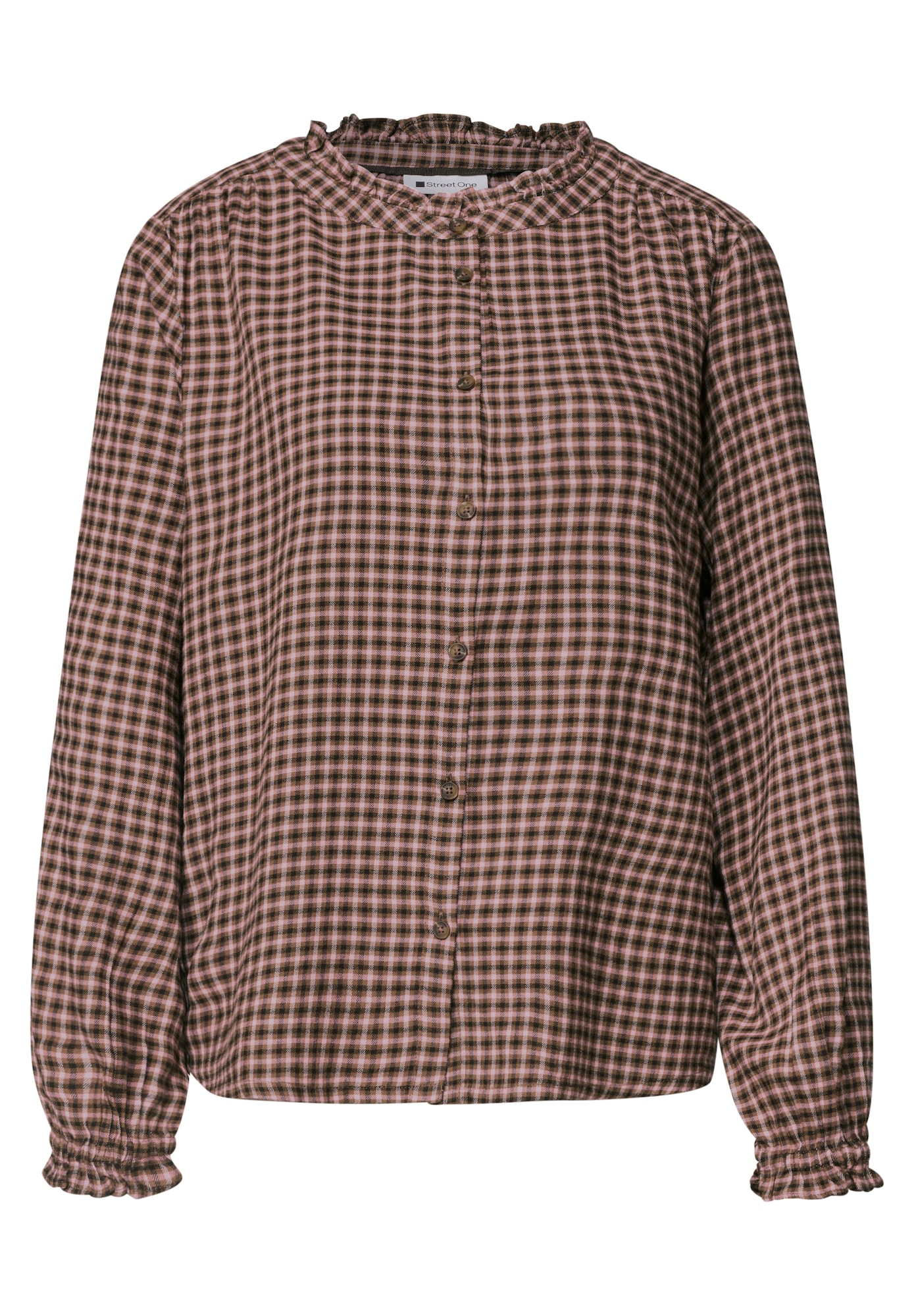 Blus choklad / ljusbrun / gammalrosa
