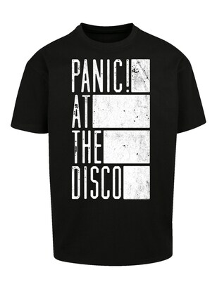 F4NT4STIC Shirt ‘Panic At The Disco’ Zwart / Wit