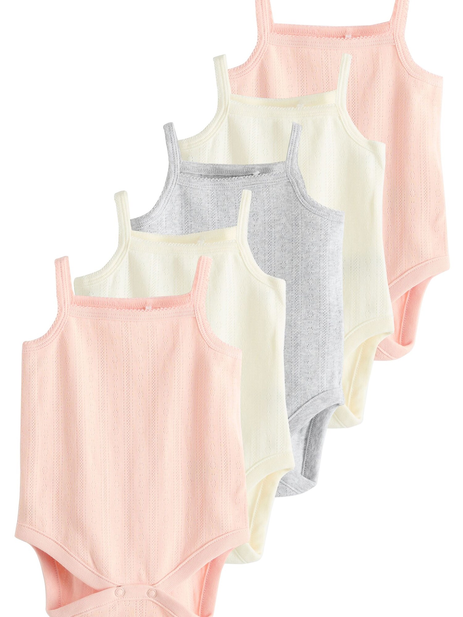 Next Salopetă/Body  galben pastel / gri deschis / roz deschis
