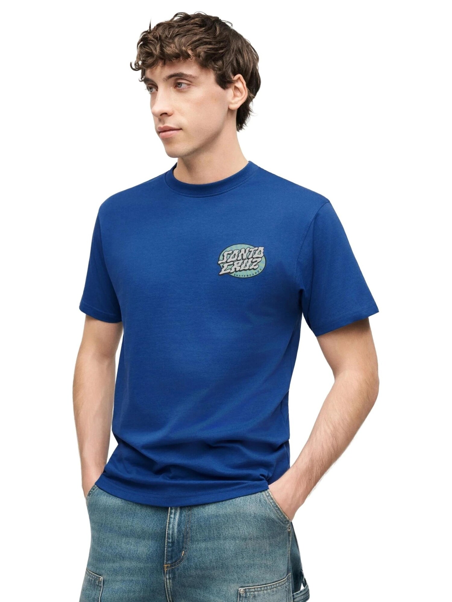 Santa Cruz Camiseta 'Camiseta santa cruz marino vertigo dot tee' azul – imagen 1