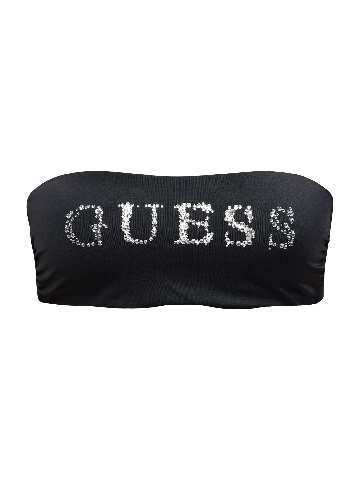 GUESS Sutien costum de baie 'VIOLET'  negru / argintiu / transparent
