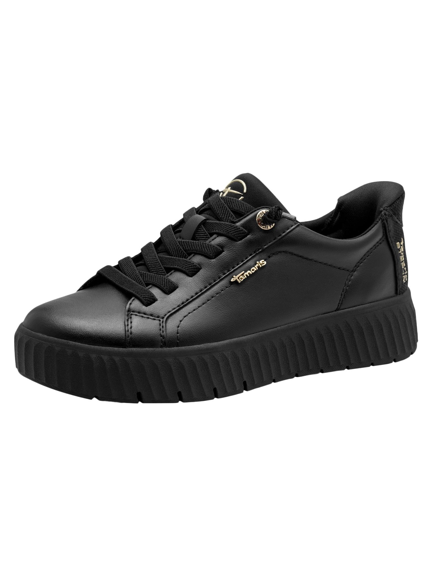 Tamaris Sneakers Laag Zwart