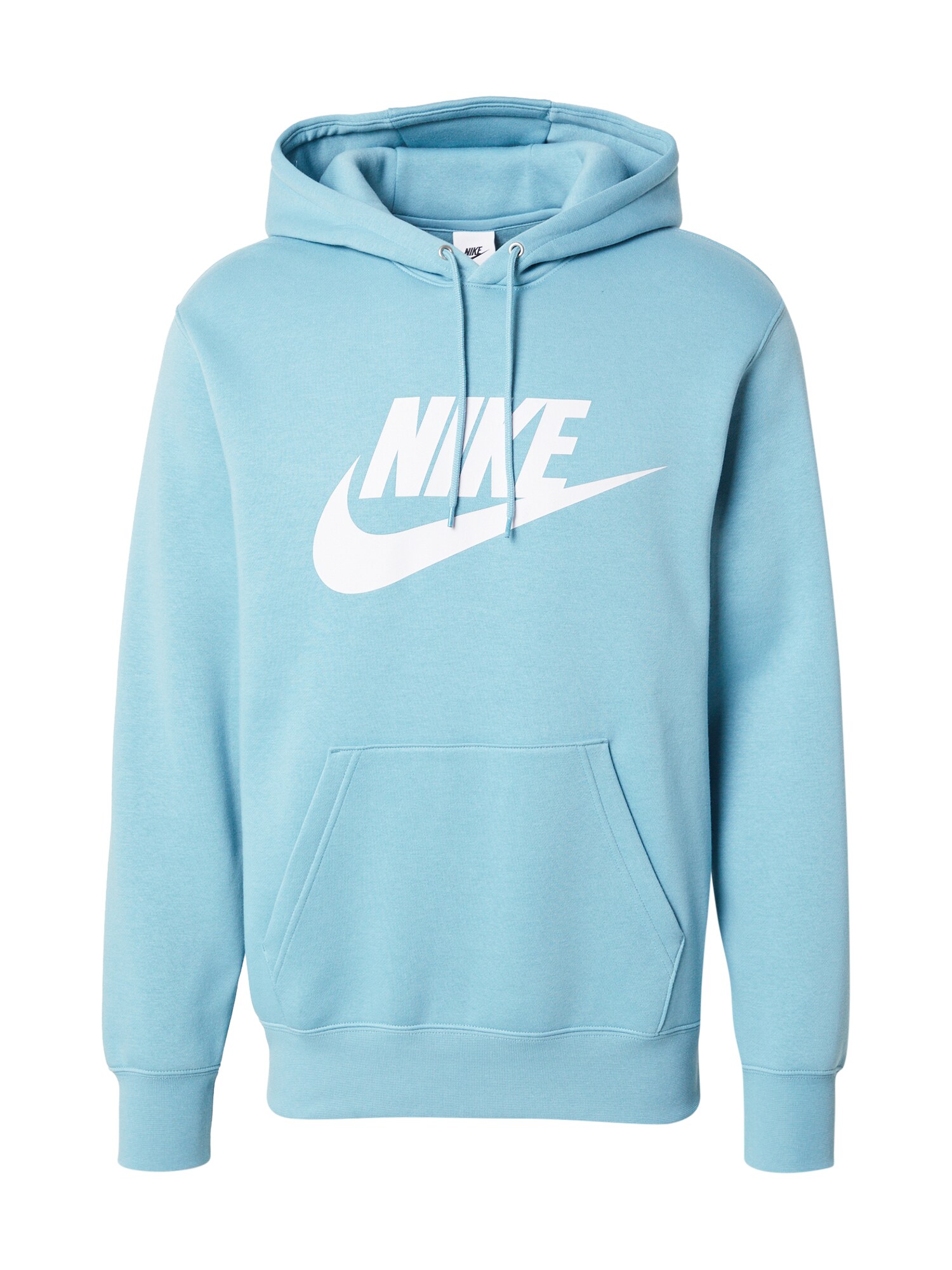 Nike Sportswear Mikina 'CLUB'  tyrkysová / biela