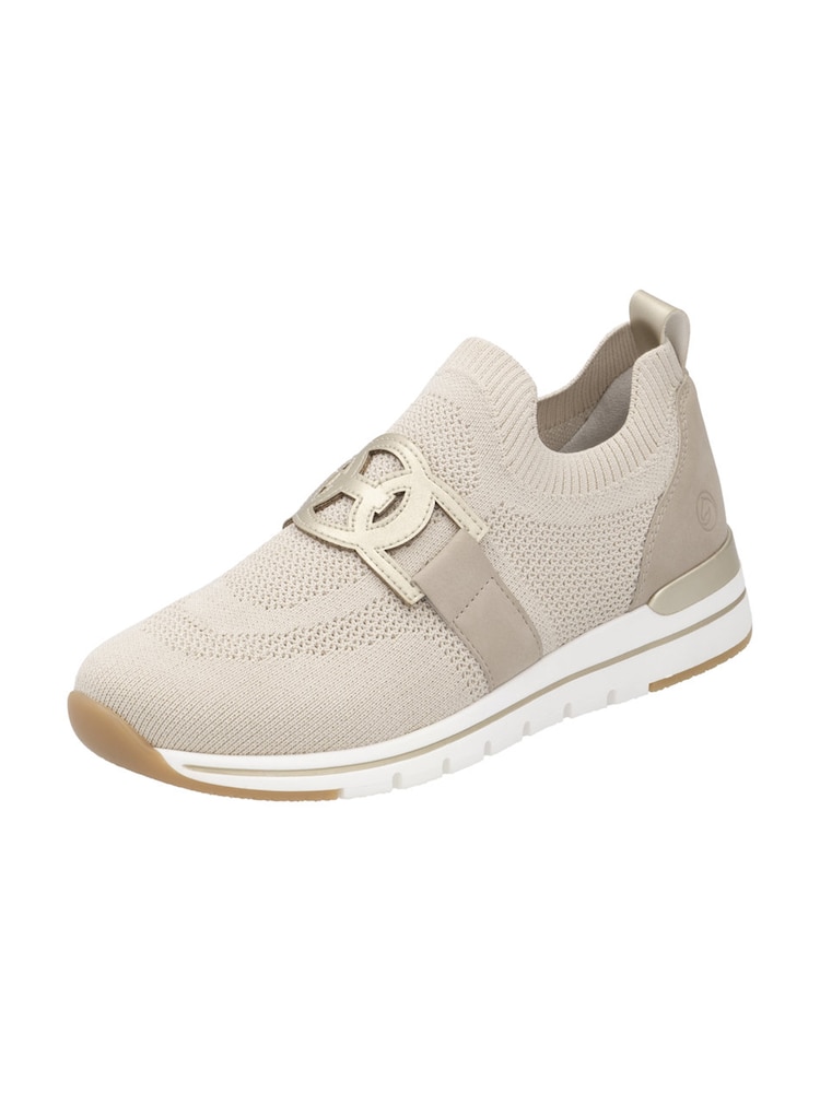 REMONTE Slip On Damen Größe 42 elfenbein / kitt / hellbeige