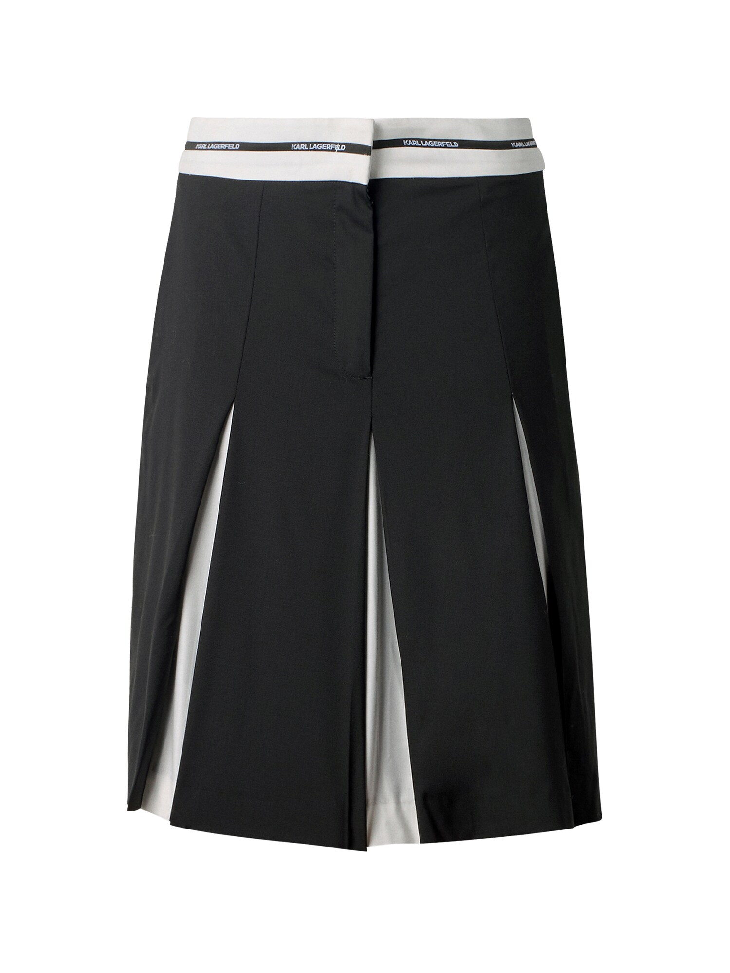 Karl Lagerfeld Fustă  negru / alb