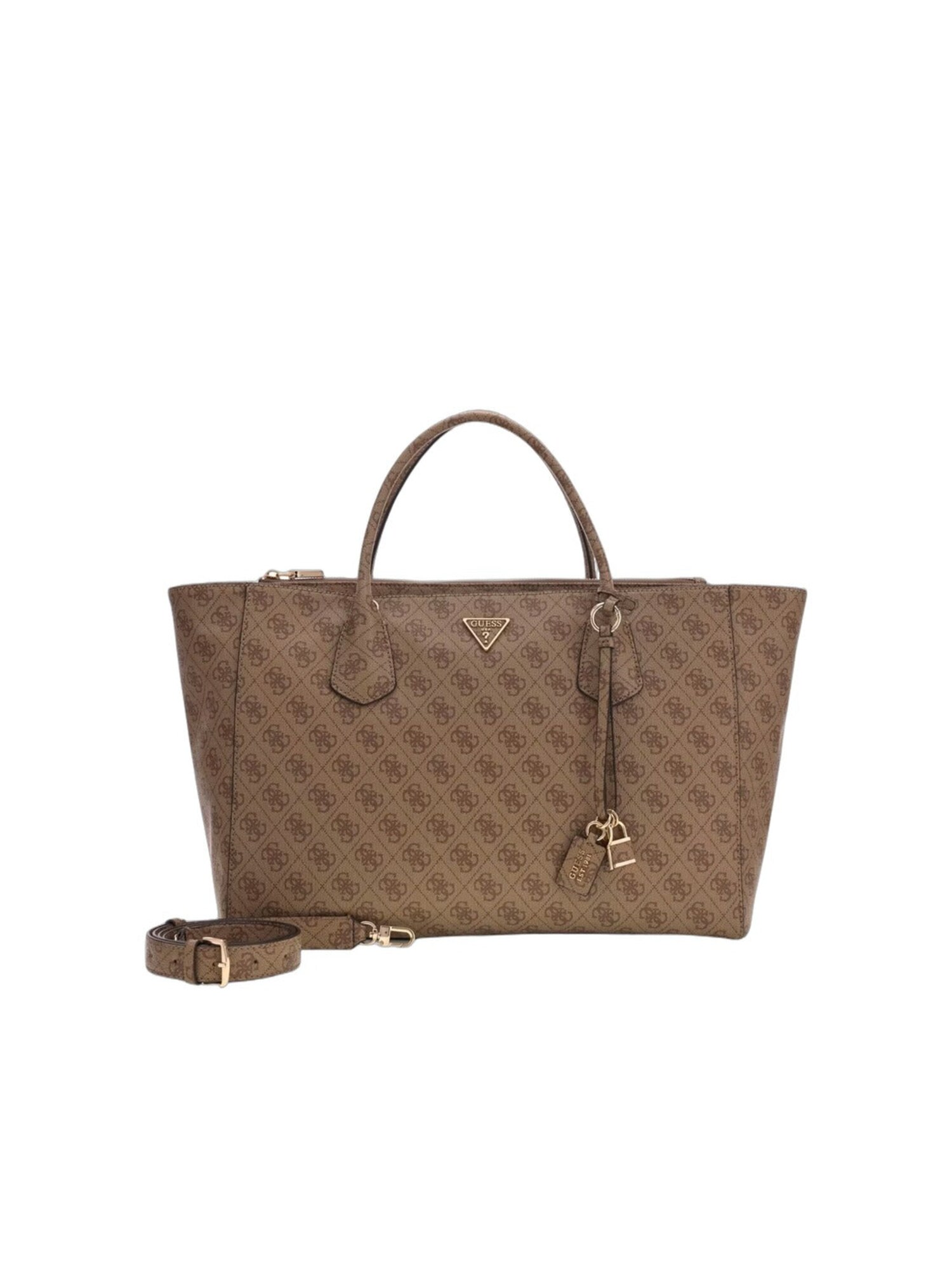 GUESS Shopper 'Guess Cabas Marissa Monogramme Latte Logo'  beige