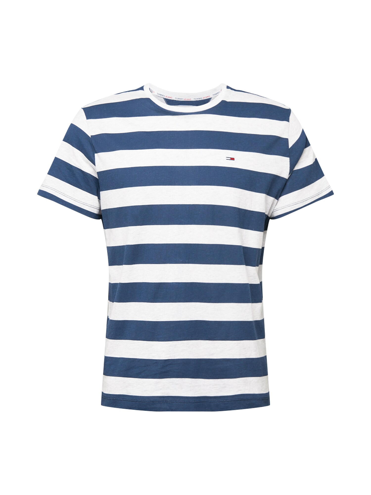 Tommy Jeans Marškinėliai 'HEATHER'  balta / tamsiai mėlyna