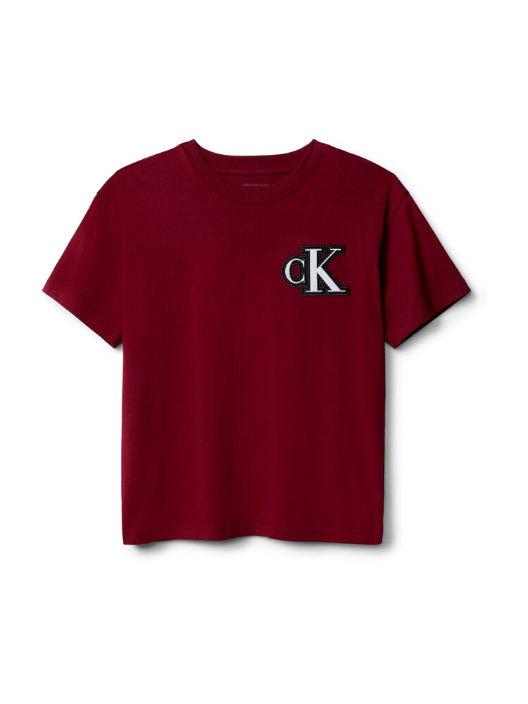 Calvin Klein Jeans T-Shirt Jungen Größe 164 bordeaux / schwarz / weiß