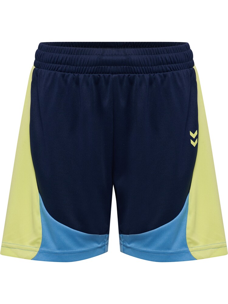 Hummel Sportshorts 'Jr Goal' Jungen Größe 122 navy / royalblau / hellgelb