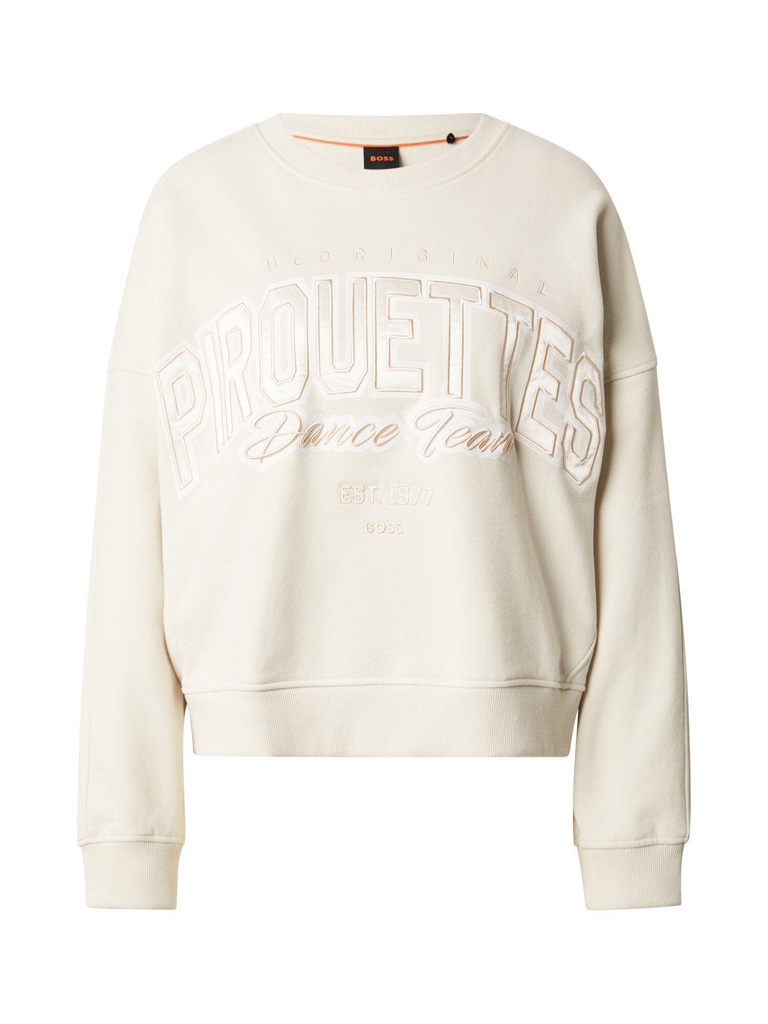 BOSS Bluză de molton C_Ever_1  alb