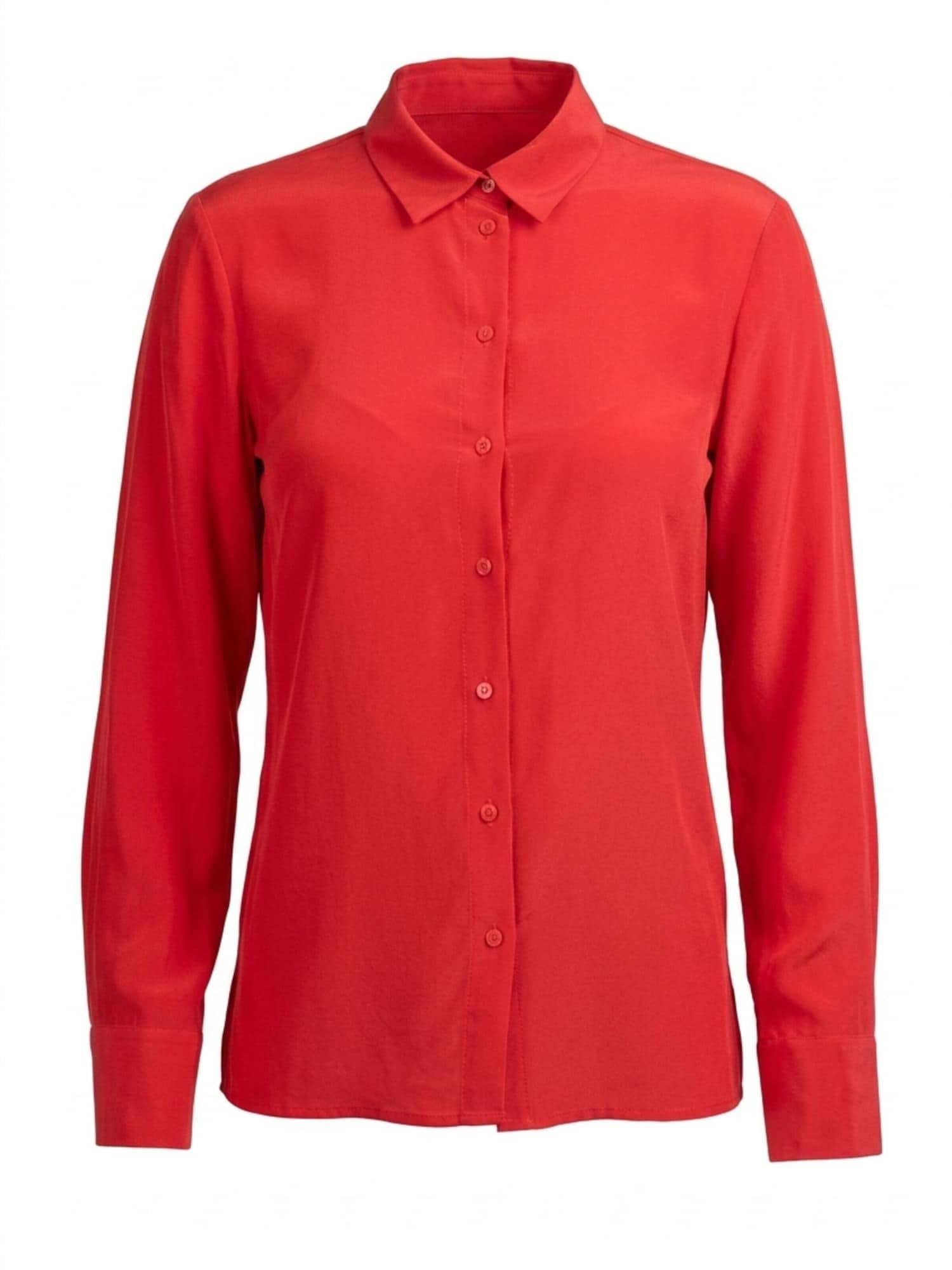 Posh Gear Camicia da donna 'Seidenbluse Collettoseta'  rosso scuro