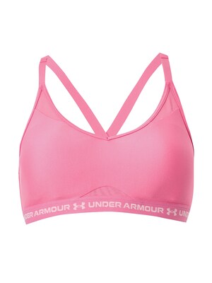 UNDER ARMOUR Sujetador deportivo  rosa claro / blanco
