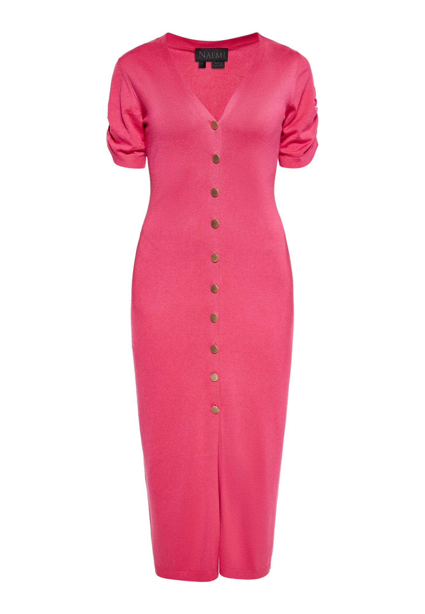 NAEMI Rochie tricotat  roz