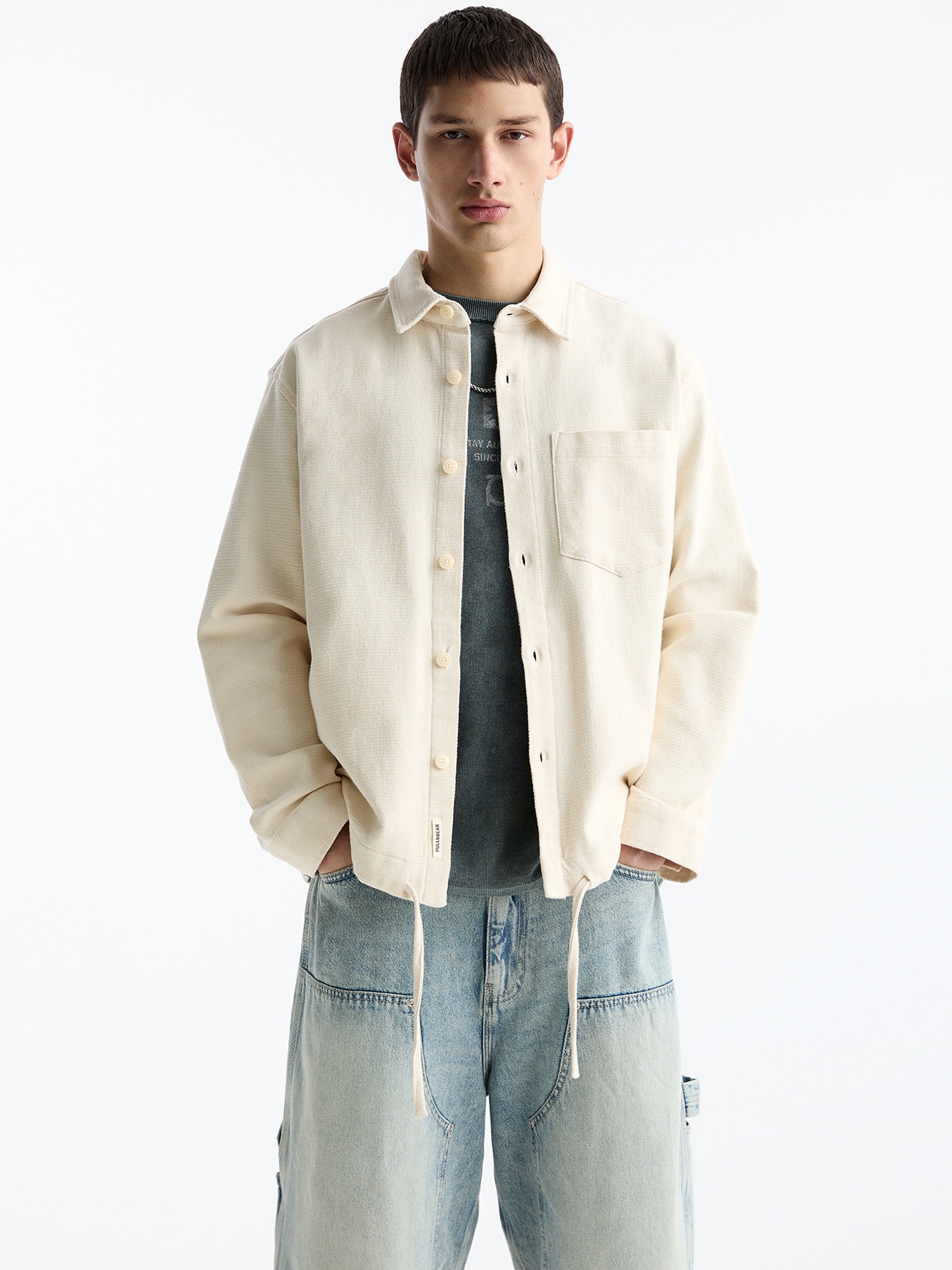 Pull&Bear Ing  fehér termék 2. képe
