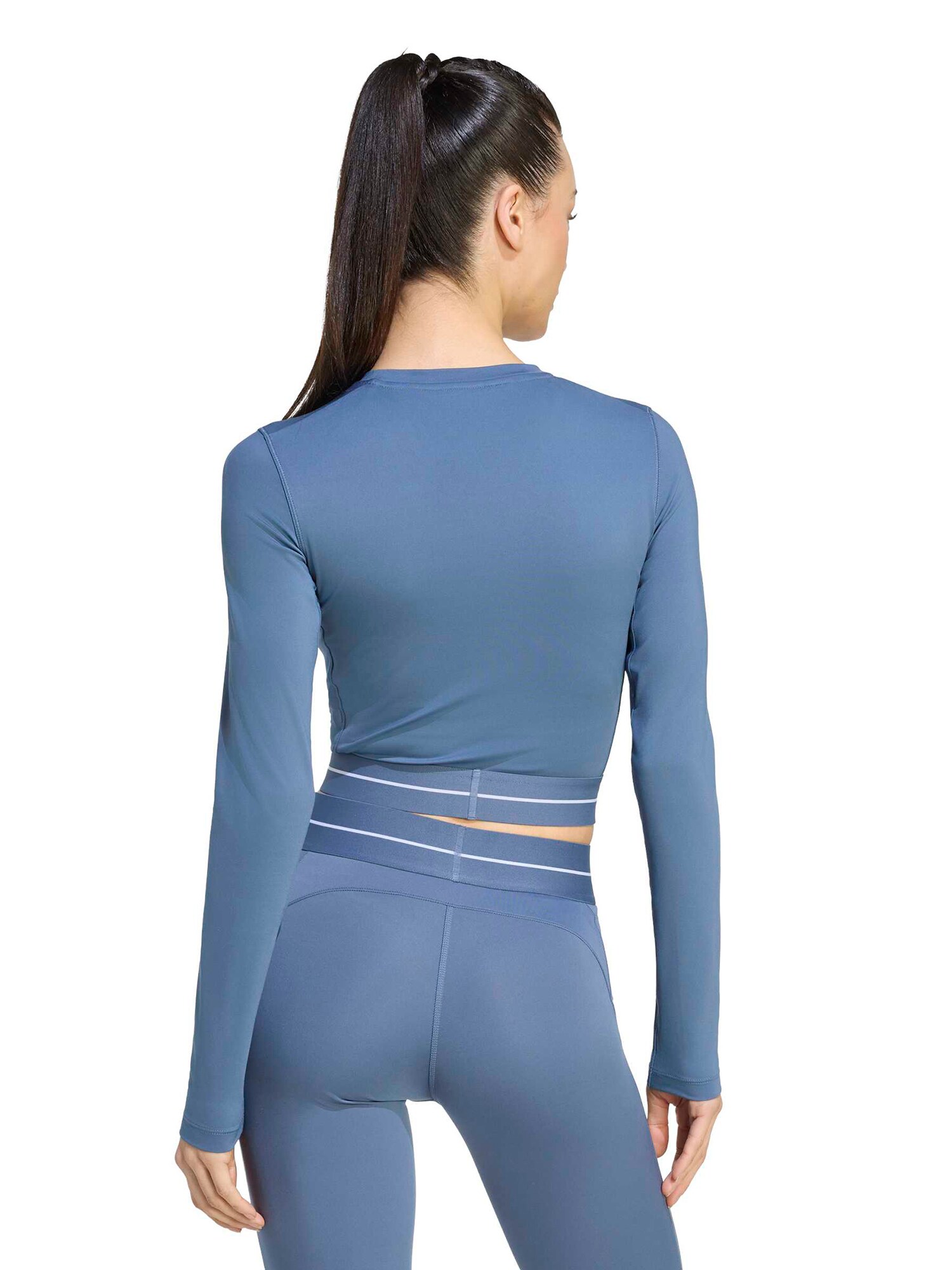 ADIDAS PERFORMANCE Camiseta funcional 'Hyperglam' azul / blanco – imagen 3