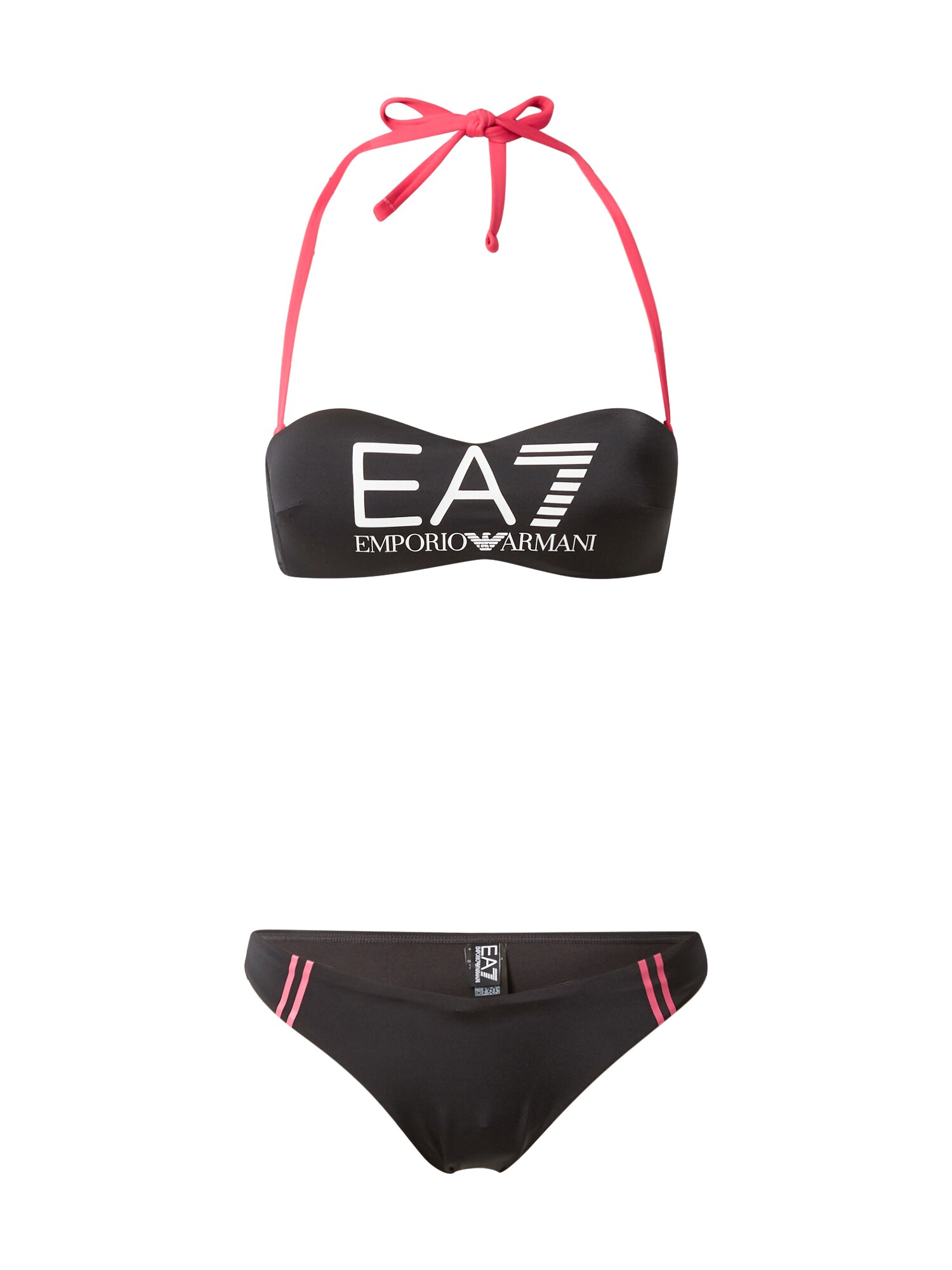 EA7 Emporio Armani Bikinis 'BIK' juoda / balta / rožinė