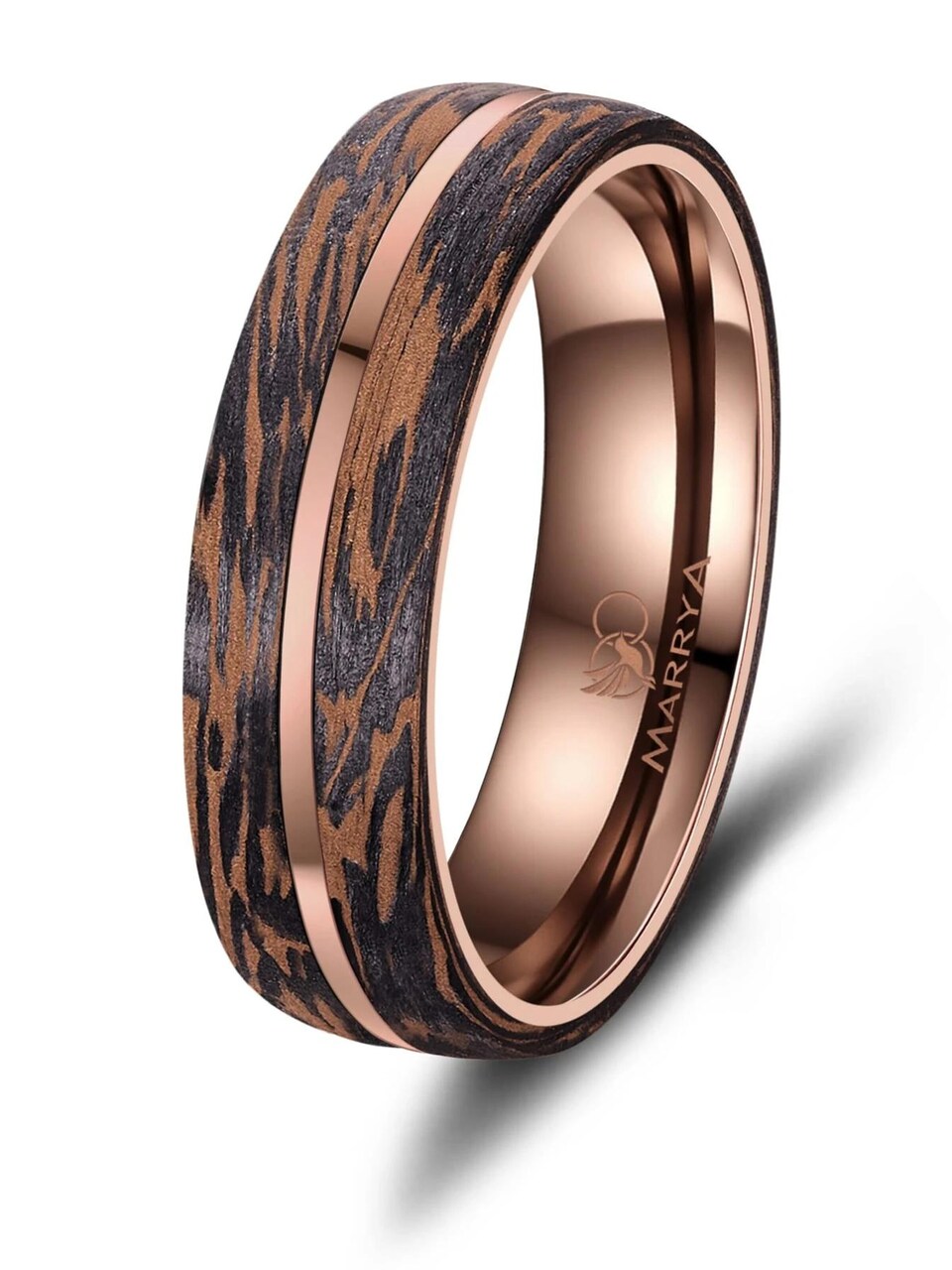 Ring 'MARRYA Ehering CB-02 Carbon-Bronze'