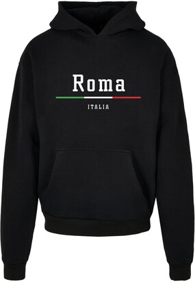 Merchcode Sweatshirt ‘Roma X’ Groen / Rood / Zwart / Wit