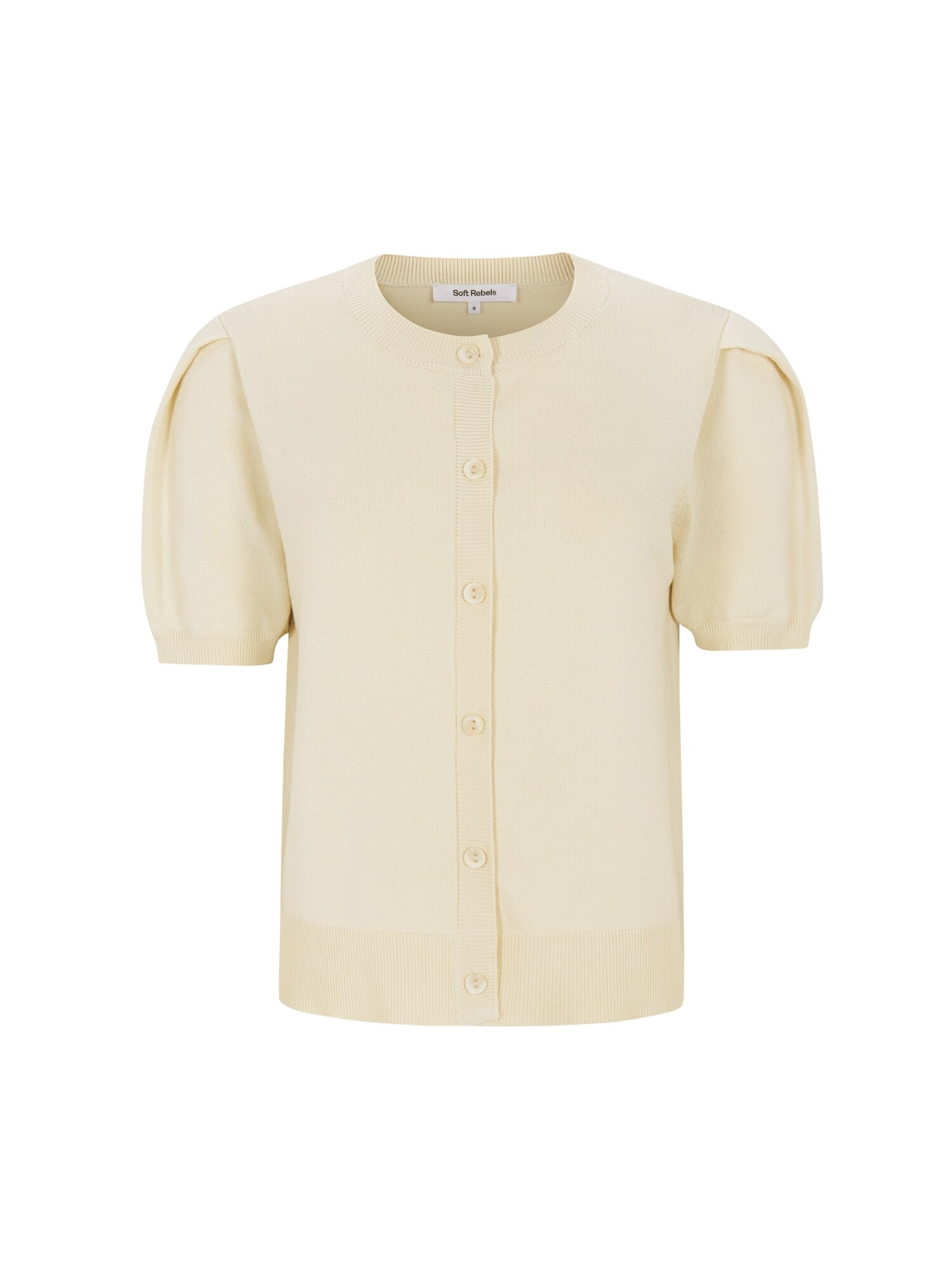 Soft Rebels Geacă tricotată SRMarla  fildeş