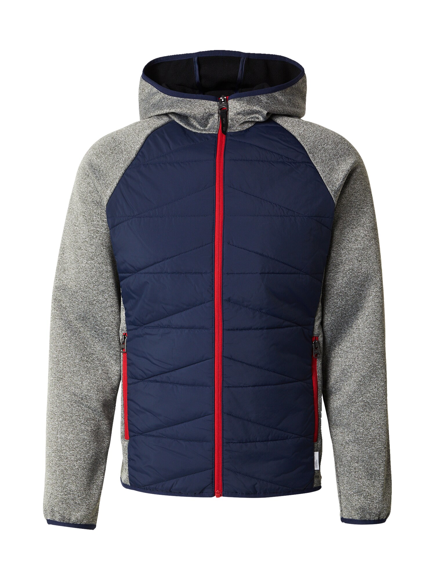 Only & Sons Geacă de primăvară-toamnă ONSLAN  bleumarin / gri piatră / roșu intens