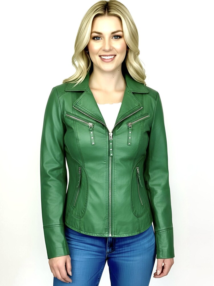 CABRINI Übergangsjacke 'Azzurra' Damen Größe XL grün