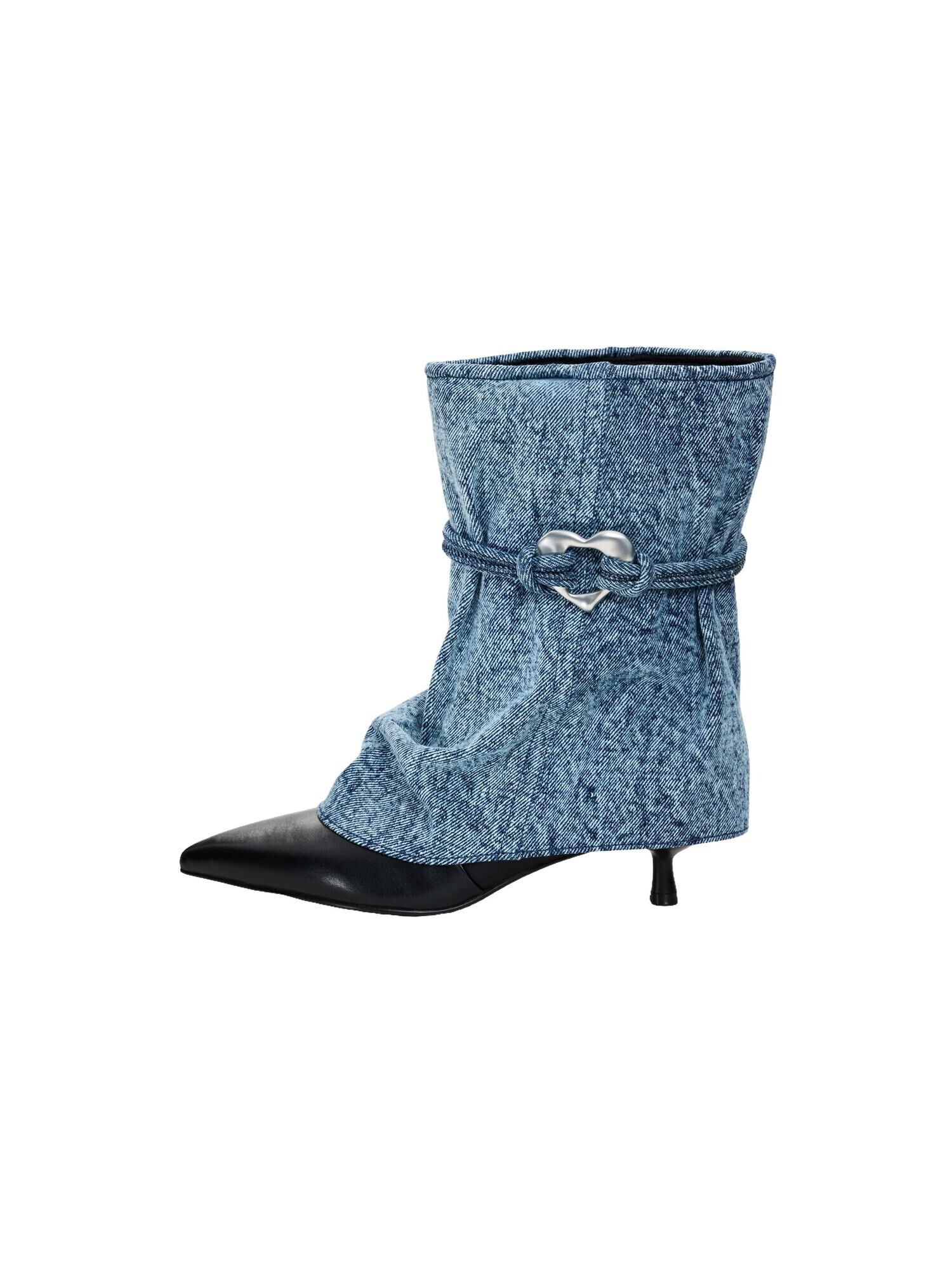 Desigual Čizmice svijetloplava / crna