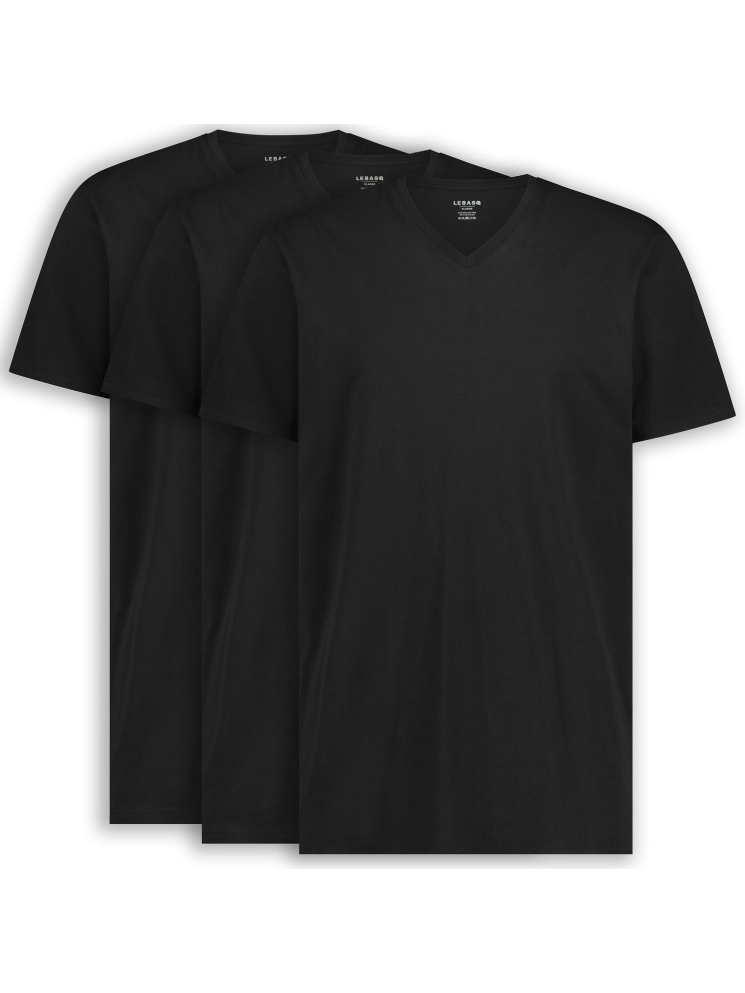 Lebasq Shirt Davis V Neck Long Fit