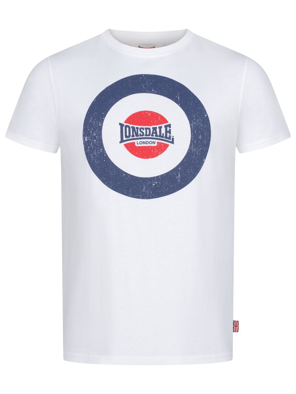 T-shirt 'Trevose' marinblå / röd