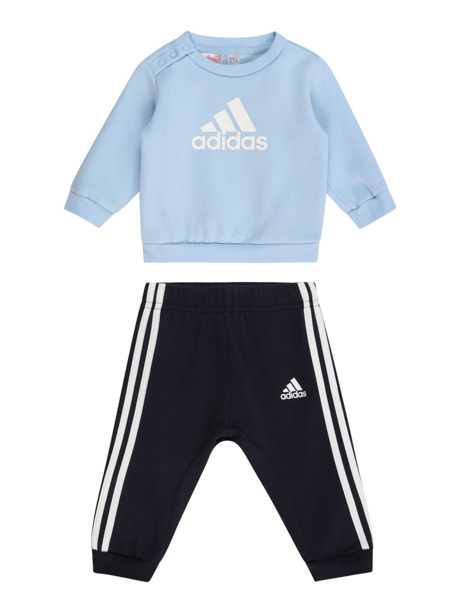 ADIDAS SPORTSWEAR Tréningový komplet  svetlomodrá / čierna / biela